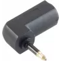 Adaptador en ángulo ShiverPeaks 69051 — conector hembra Toslink (óptico) a conector óptico de 3,5 mm