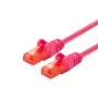 Cable de red LOGON TCU66U100M Cat6 U/UTP 10 m magenta RJ-45–RJ-45