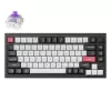 Teclado mecánico Keychron Q1 HE RGB Hot-Swappable Inalámbrico Carbon Negro