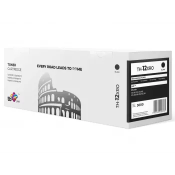 Tóner TB compatible con HP Q2612X Negro, 3000, ref