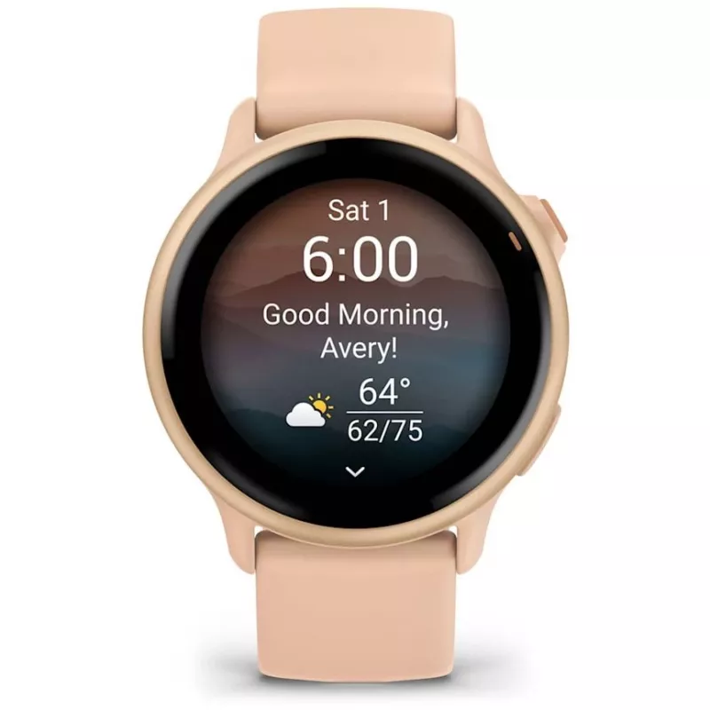 Garmin vívoactive 6 3,05 cm (1,2) AMOLED 42 mm Digital 390 x 390 píxeles Pantalla táctil Rosa Wi-Fi GPS (satélite)