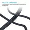 Cable trenzado magnético USB-C a USB-C FIXED FIXDBM-CC2-GR, USB 2.0, funda trenzada, longitud fija, gris