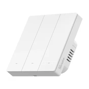 Interruptor de pared táctil Sonoff ZBM5-3C-86W 3 canales Zigbee, triple, empotrable
