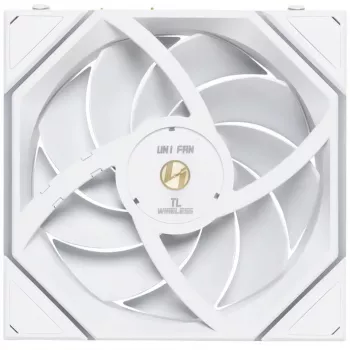 LIAN LI UNI FAN TL Wireless 120 mm ARGB Reverse Blade, pack de 3, blanco