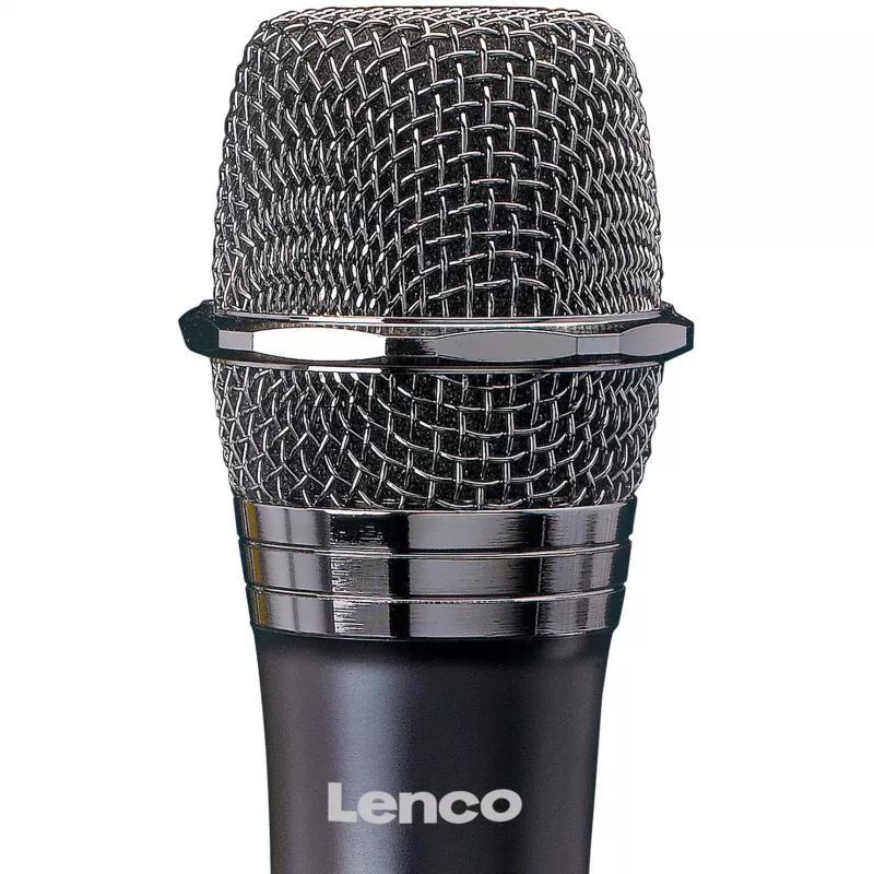 Micrófono de escenario Lenco MCW-011BK