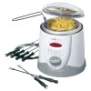 Freidora Clatronic FFR 2916 Single 1 L de sobremesa 900 W gris, blanco
