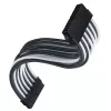 Cable de extensión ATX SILVERSTONE SST-PP07E-MBBW 30 cm negro/blanco