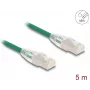 Cable de red DeLOCK RJ45 Cat.6A conector macho a conector macho 5 m verde