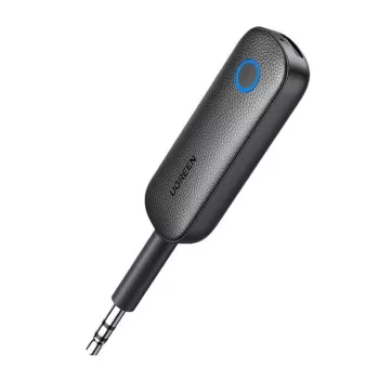 Receptor/transmisor Bluetooth UGREEN CM403 – jack de 3,5 mm, Bluetooth 5.0, batería de 145 mAh, negro