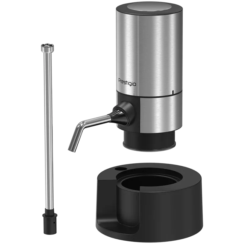 Dispensador de vino eléctrico a batería con tubo de acero inoxidable