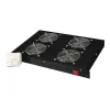Digitus DN-19 FAN-4-HO-SW unidad de ventilación de techo de 19 pulgadas, 4 ventiladores, termostato, negro