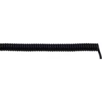 LAPP 73220243 Cable espiral UNITRONIC® SPIRAL 1200 mm / 1600 mm 2 x 0,25 mm² negro 5 uds. (73220243)