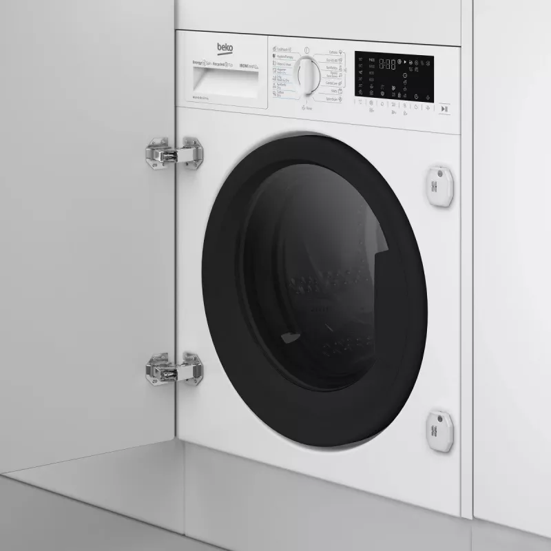 Lavadora secadora BEKO B5DBT68547W integrable, 8 kg lavado / 5 kg secado, 1400 rpm