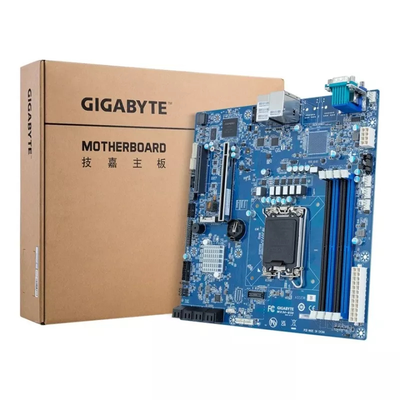 Placa base - Gigabyte MX34-BS0 1x LGA 1700 Intel® Xeon® E-2400 / 6300 Intel® Pentium® Gold G7400 / G7400T Intel® C262