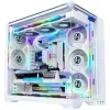 Lian Li O11 Vision Compact - blanco + 3x ventiladores PWM ARGB UNI FAN SL-INF 120 Reverse Blade - 120mm (incl. controlador)