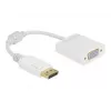 Adaptador DisplayPort 1.2 conector macho a VGA conector hembra DeLOCK 61007
