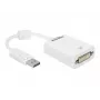 Adaptador de cable de vídeo DeLOCK 61765 DisplayPort a DVI-I 0,125 m