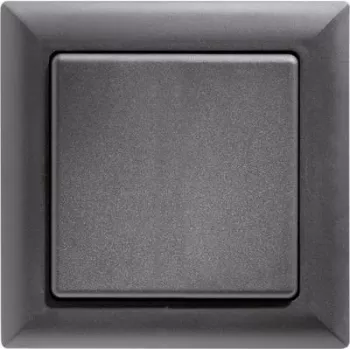 Interruptor inalámbrico Eltako FT55-an antracita – tecla simple, control inalámbrico sin batería