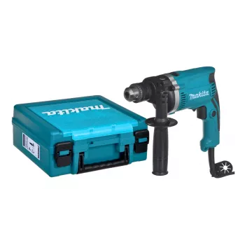 Makita HP1630K Taladro con portabrocas de corona dentada 3200 rpm Negro, Azul 2,1 kg
