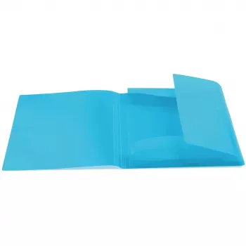 Funda de polipropileno (PP) HERMA 19506 A4 azul transparente