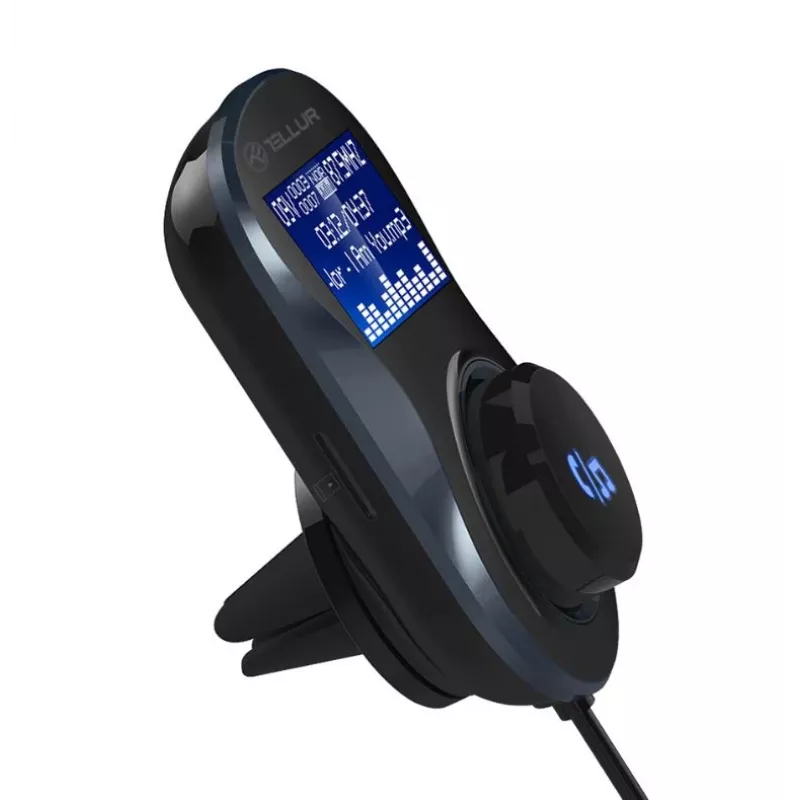 Tellur FMT-B4 transmisor FM Bluetooth, microSD, negro