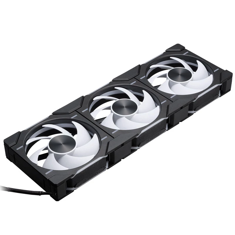 Phanteks D30 PH-F120D30_DRGB_PWM_BK01_3P ventiladores de caja 120 mm PWM D-RGB, Regular Airflow, 3 uds., negros