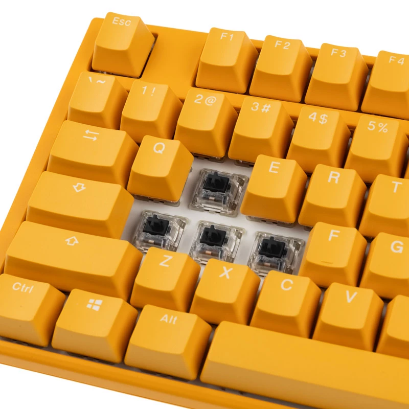 Teclado Ducky One 3, Gaming, USB, QWERTY, Inglés, Amarillo