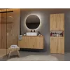 Top E Shop NEL 1K DK ART KPL armario de almacenaje para baño, roble