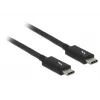 Cable Thunderbolt DeLOCK 84845 1 m 20 Gbit/s negro