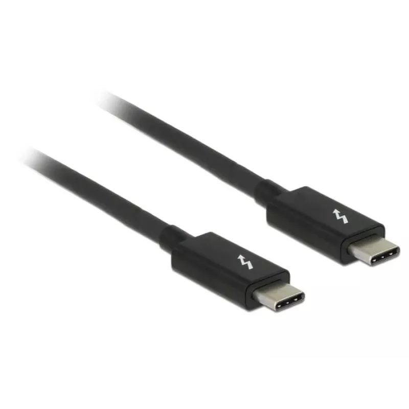 Cable Thunderbolt DeLOCK 84845 1 m 20 Gbit/s negro