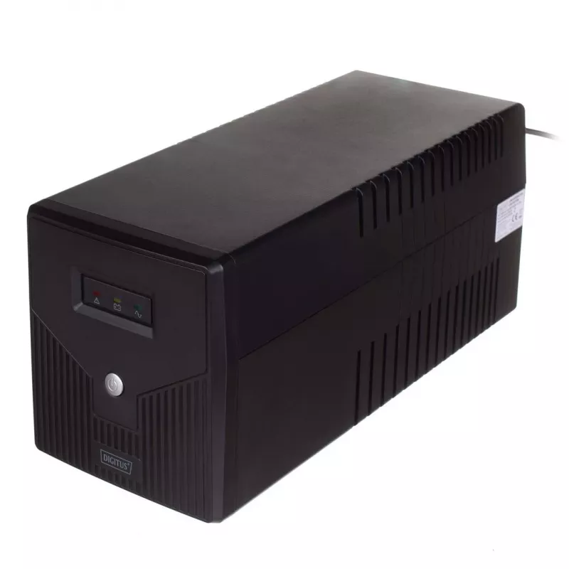 Digitus DN-170065 SAI Line-Interactive, 1000VA / 600W, 4x Schuko, 2x 12V/7Ah