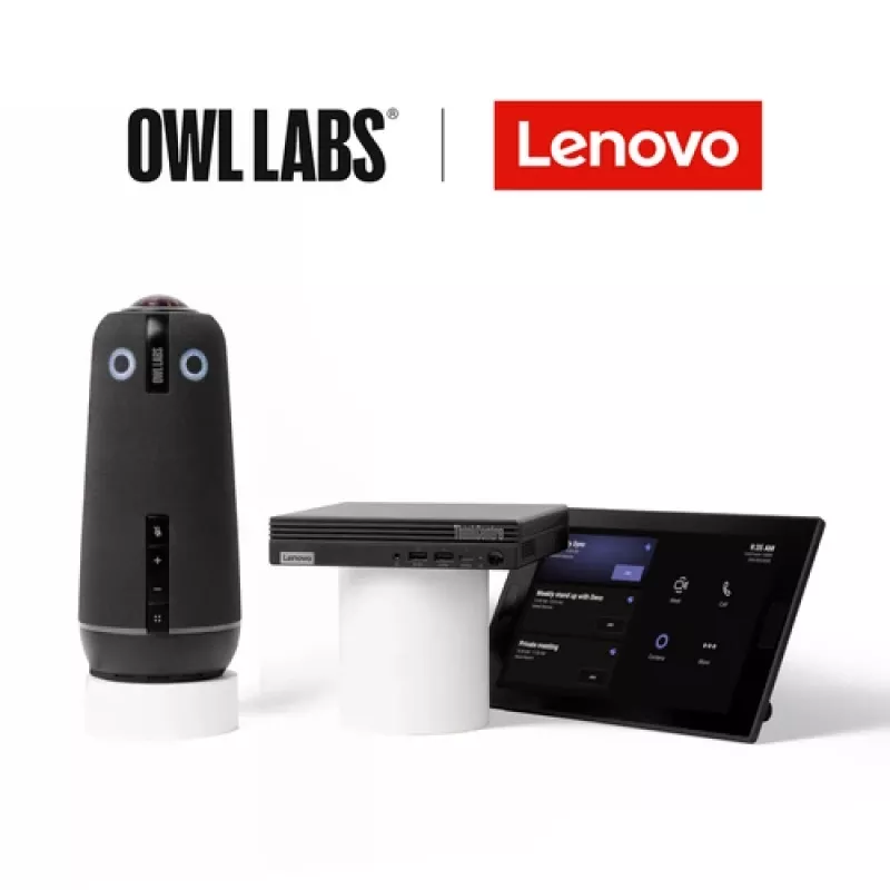 Meeting Owl 4+ Lenovo Think Smart Tiny Kit + soporte VESA