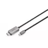 DIGITUS - Cable adaptador - Mini DisplayPort (macho) a HDMI (macho) - 1,0 m - Compatibilidad con 8K 60 Hz - Negro (DB-340109-010-S)