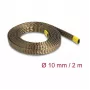 Funda trenzada de fibra de basalto DeLOCK 2 m x 10 mm marrón