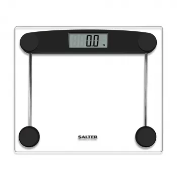 Báscula de baño Salter 9208 BK3R compacta de cristal electrónica