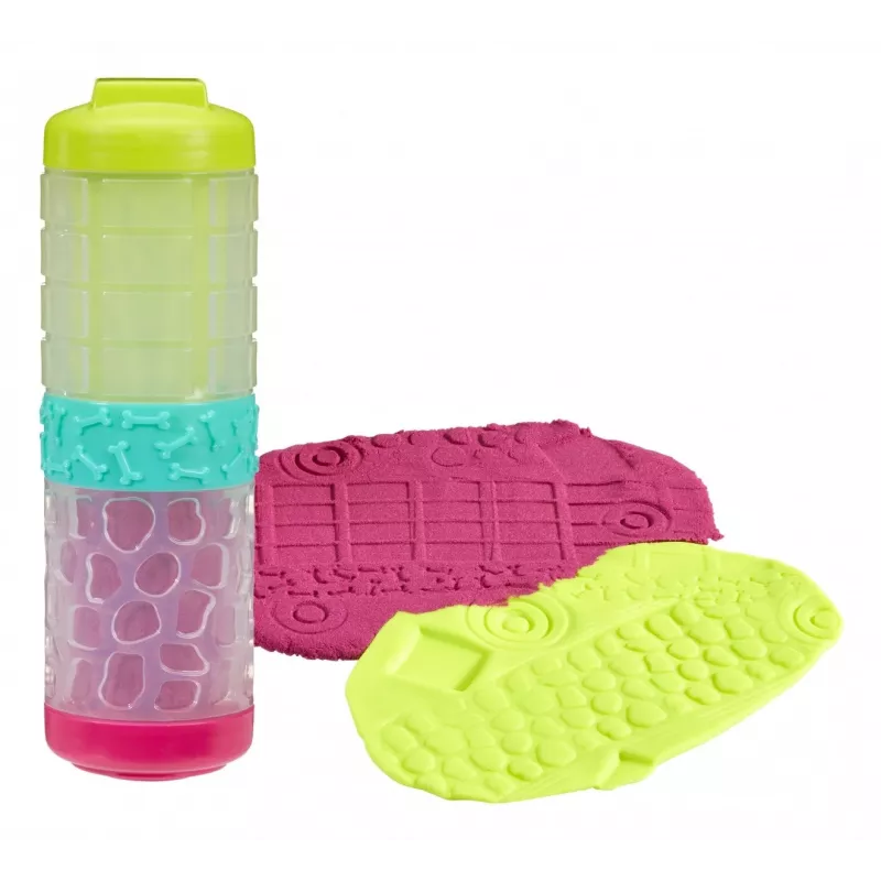 Plastilina Wonder Factory Never Dry Dough, verde lima, rosa