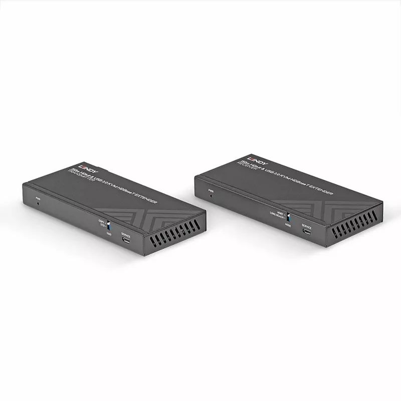 Extensor KVM Lindy 150m Cat.6 HDMI 4K60, USB 2.0 e IR HDBaseT