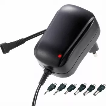 Fuente de alimentación universal S-Impuls 6 adaptadores 3-12V 12W