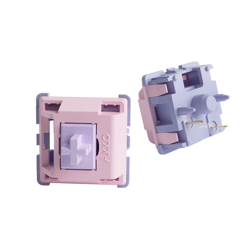 AKKO Fairy Silent Switch, mecánico 5-pin lineal, MX Stem, 50 g, 45 uds.