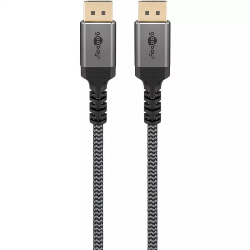 Pro Displayport 1.4 Sleeved - Cable DisplayPort - 2m - Negro
