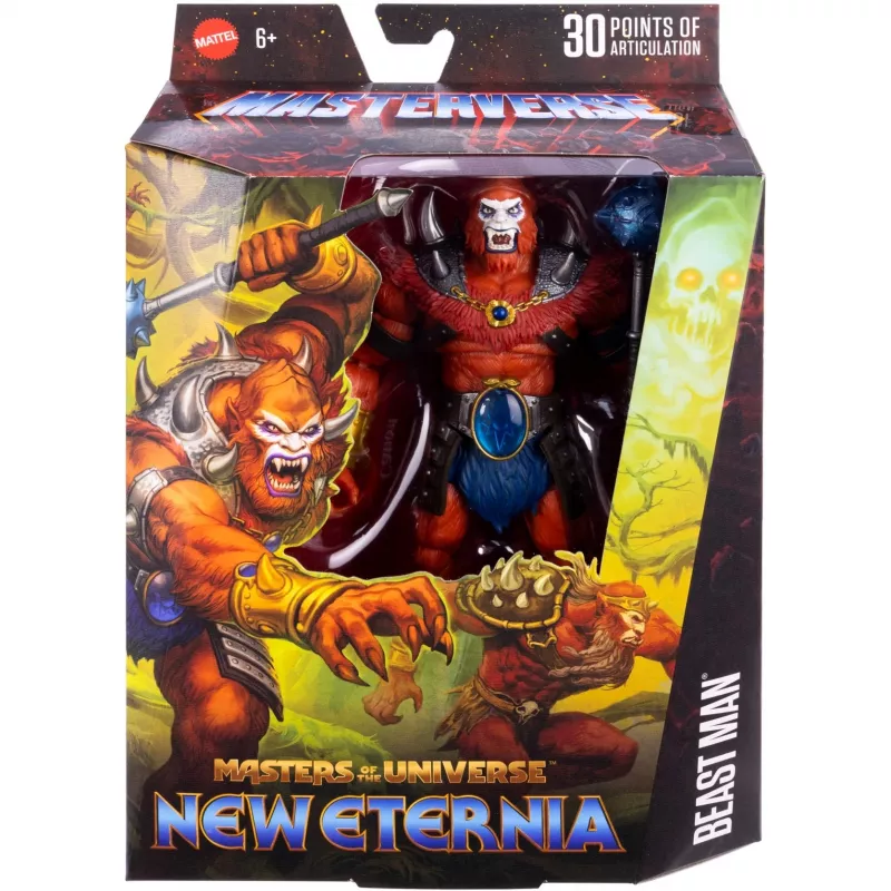 Figura de acción MATTEL Masterverse Core Beast Man JBP80 — figura articulada de colección
