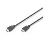 Cable de conexión HDMI High Speed Assmann, Type-A M/M, 5,0 m, con Ethernet, anteriormente HDMI 1.4, UL, negro, dorado (AK-330114-050-S)