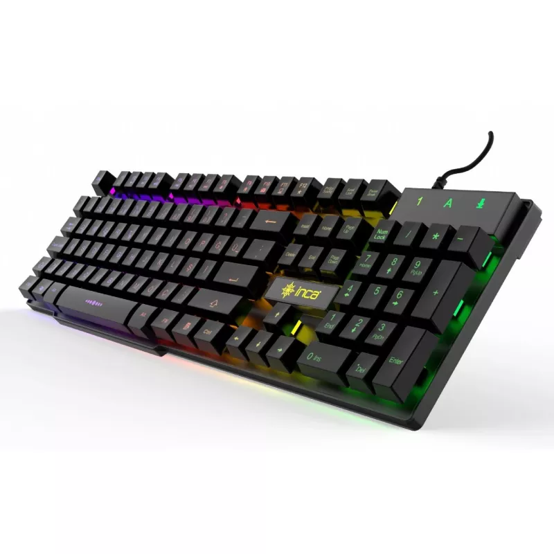 Incase Teclado gaming IKG-446 arcoíris, RGB, distribución alemana retail