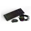 Set gaming Yenkee YGS 03 ECLIPSE 3 en 1 (teclado, ratón, auriculares con micrófono)