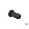 Tapa antipolvo DeLOCK 60251 para conector hembra jack 3,5 mm 10 uds. negra
