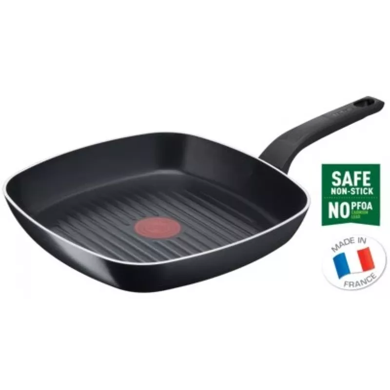 Sartén Tefal Simply Clean B5674053, sartén grill cuadrada