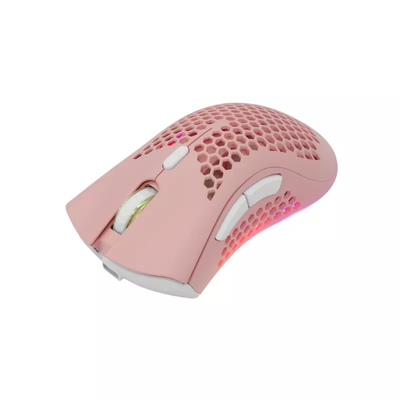 Ratón White Shark WGM-5012 Lionel rosa USB