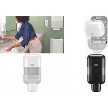 Dispensador de jabón Tork Elevation S5 Mini 565200, plástico blanco, 475 ml