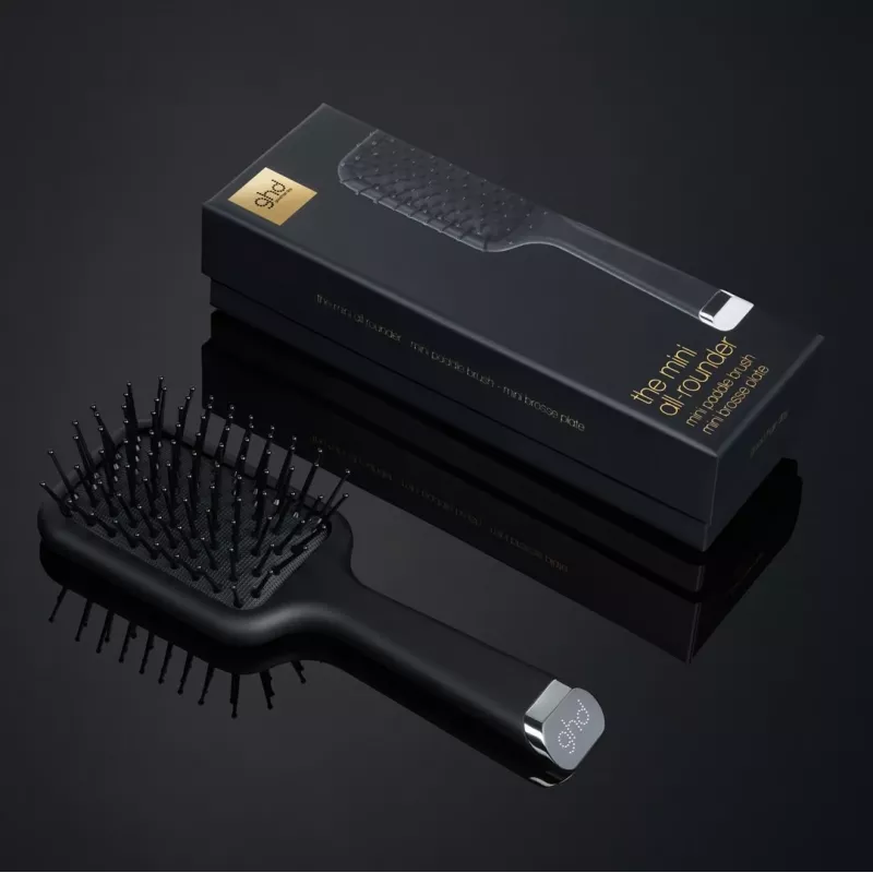 ghd Mini Paddle Brush Cepillo para el pelo, Negro