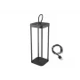 Linterna recargable Beper P207ILI100 — negra, iluminación LED portátil